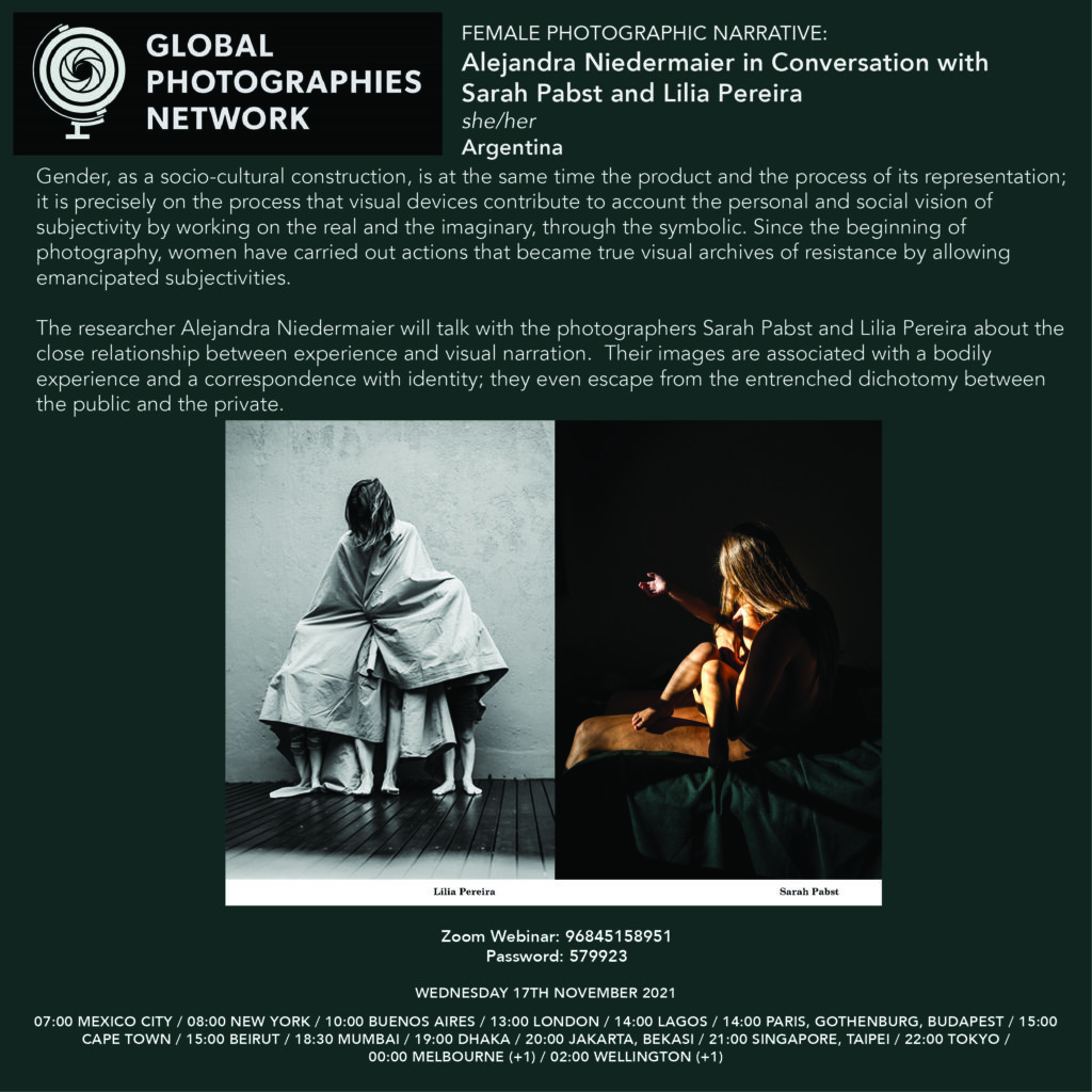 Poster for Talk with Alejandra Niedermaier, Sarah Pabst and Lilia Pereira